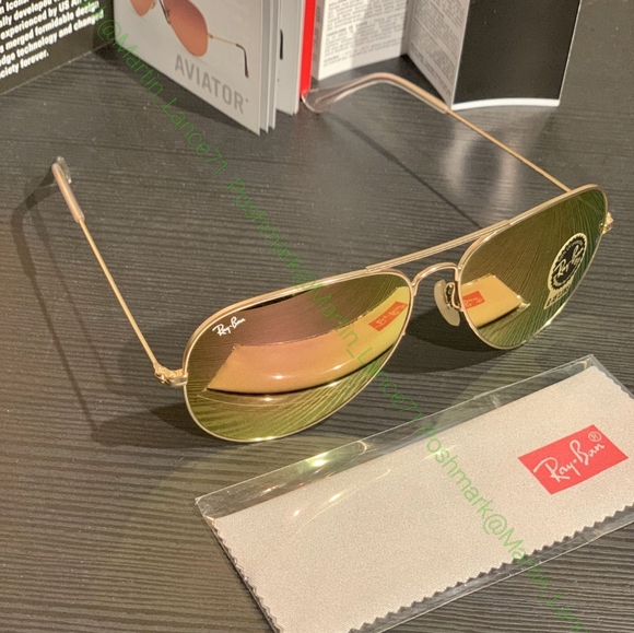 ?RayBan? Aviator Gold Flash Mirror - Gold Frame main image 11